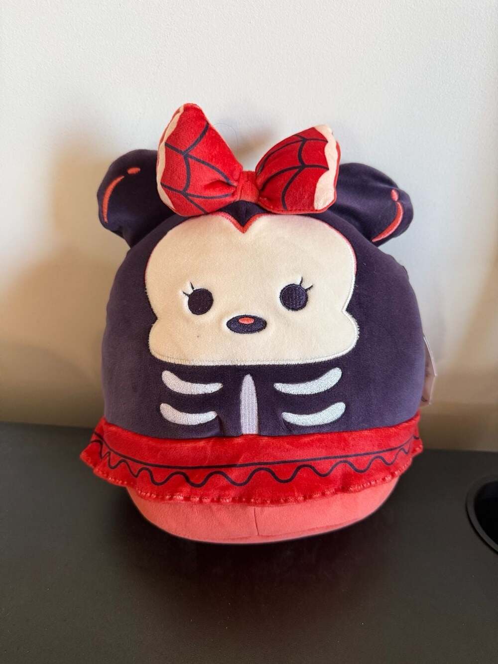 Squishmallows Original 8 Inch Disney Skeleton Minnie Mouse Plush